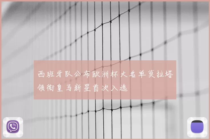 西班牙队公布欧洲杯大名单莫拉塔领衔皇马新星首次入选